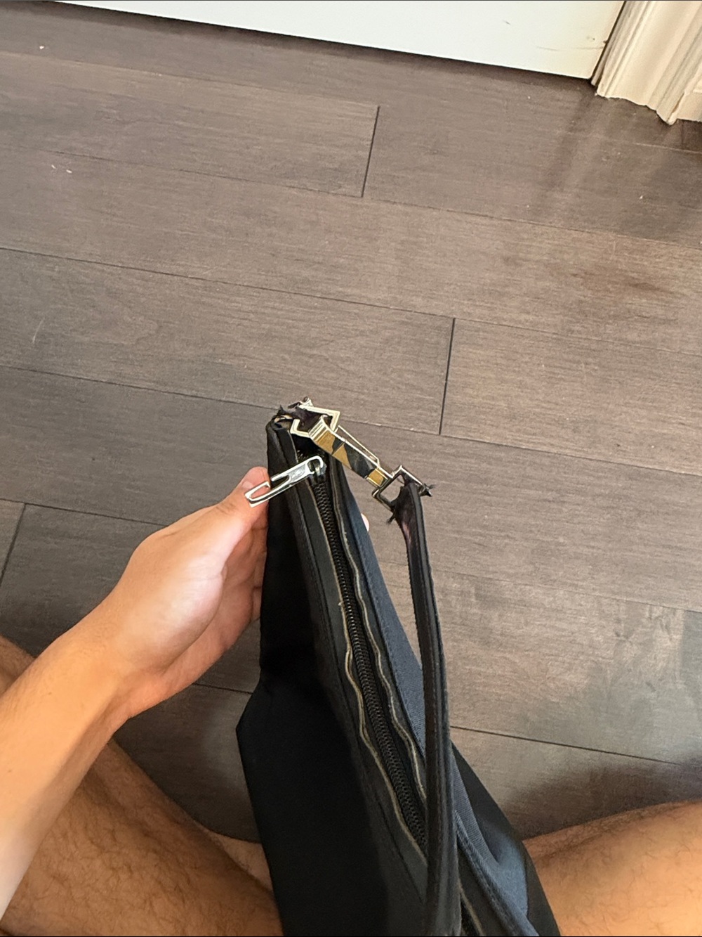 ‼️Gucci by Tom Ford Black Nylon Shoulder Bag with Silver-Tone Hardware - Picture 5 of 11